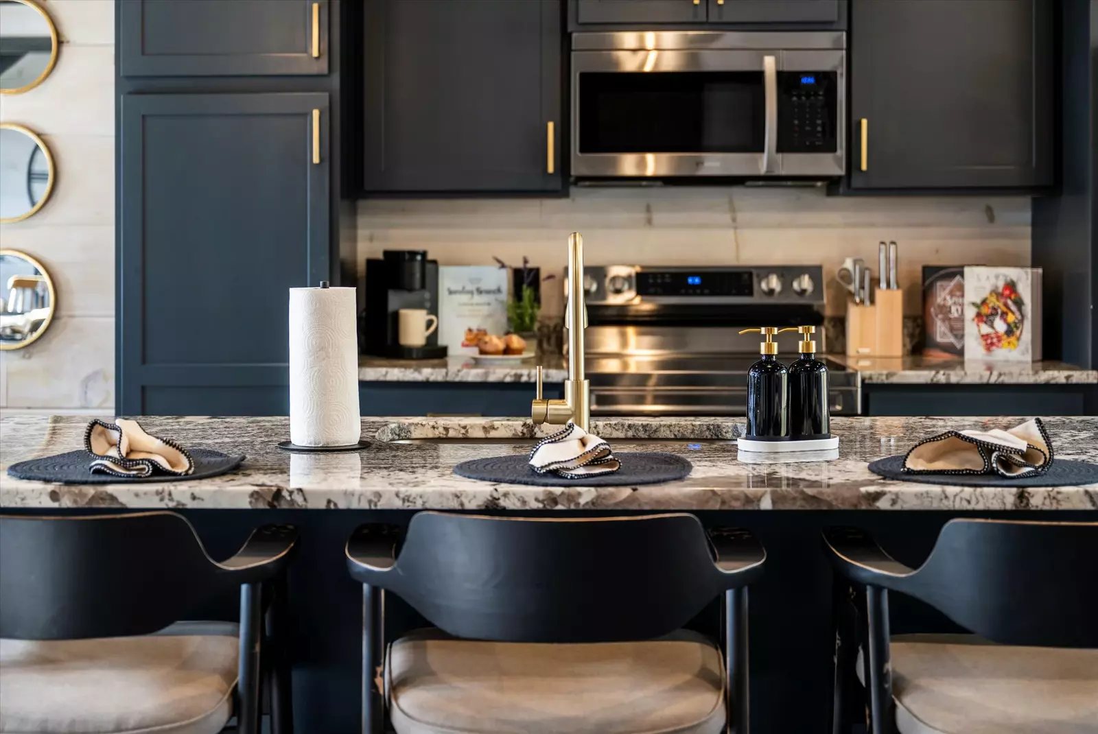 kitchen at smoky mountain cabin rental